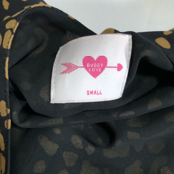 Buddy Love Leopard Print Dress Comfort Boho - Picture 10 of 13